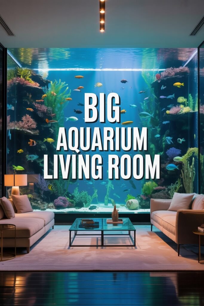 Big Aquarium Living Room