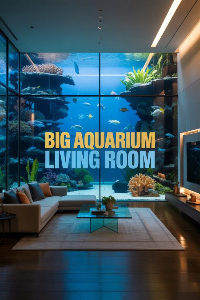 Big Aquarium Living Room