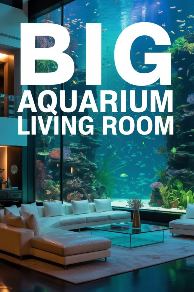 Big Aquarium Living Room