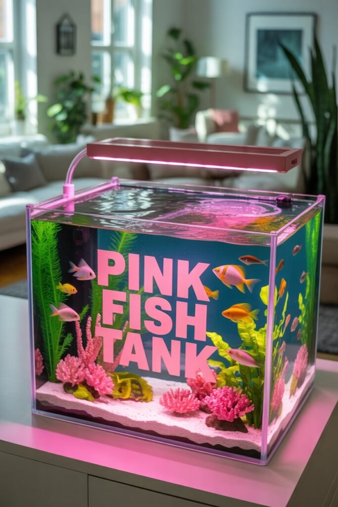 Pink Fish Tank
