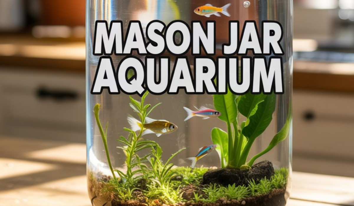 Mason Jar Aquarium