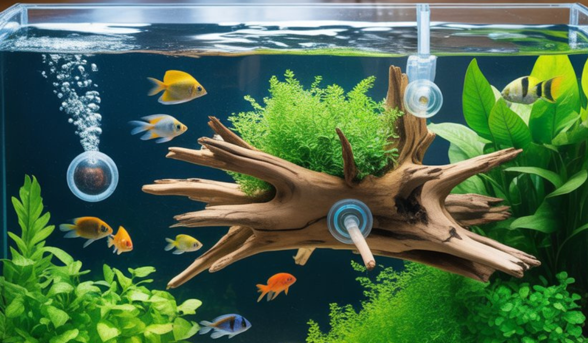 DIY Aquarium Plant Holder