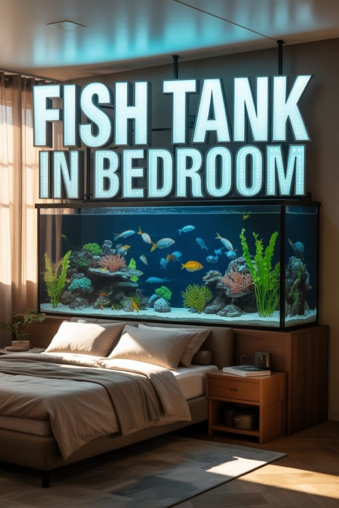Fish Tank in Bedroom