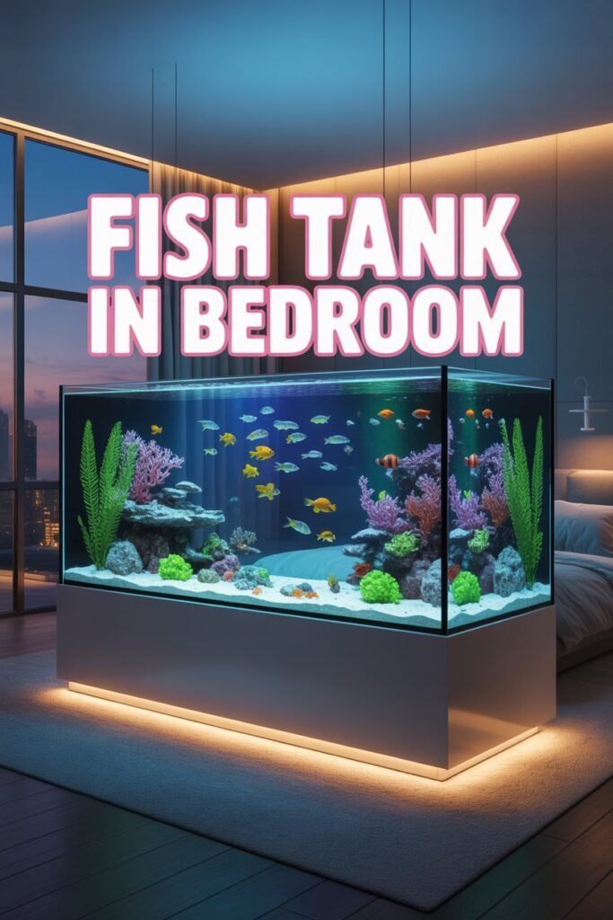 Fish Tank in Bedroom