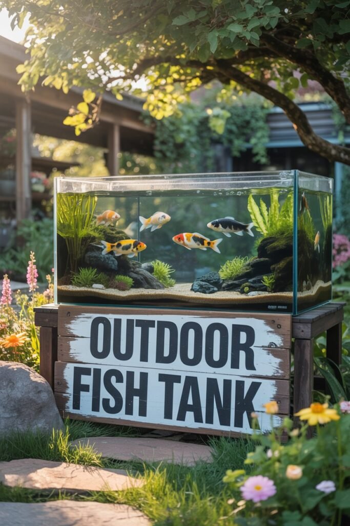 Outdoor Fish Tank