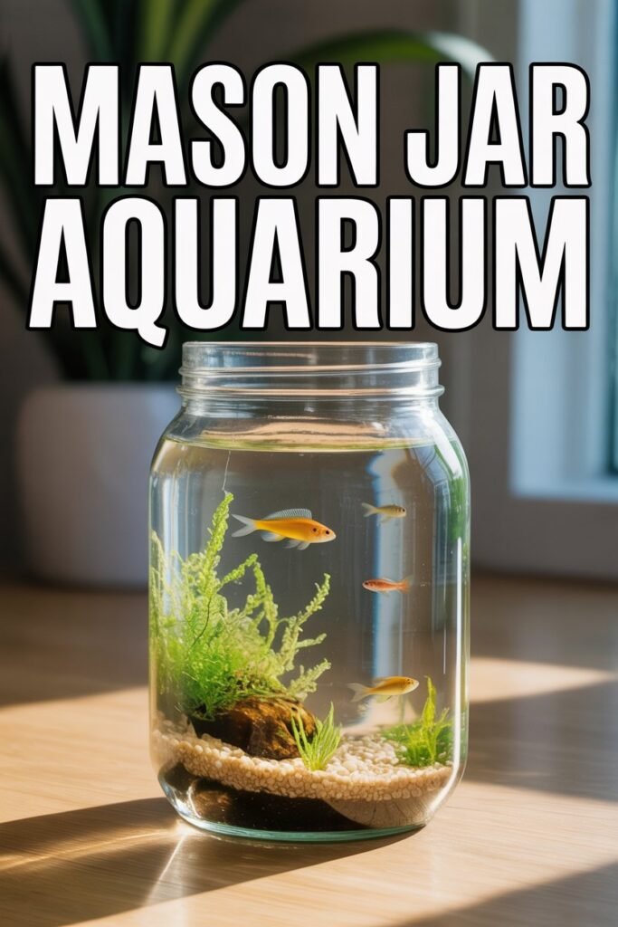 Mason Jar Aquarium