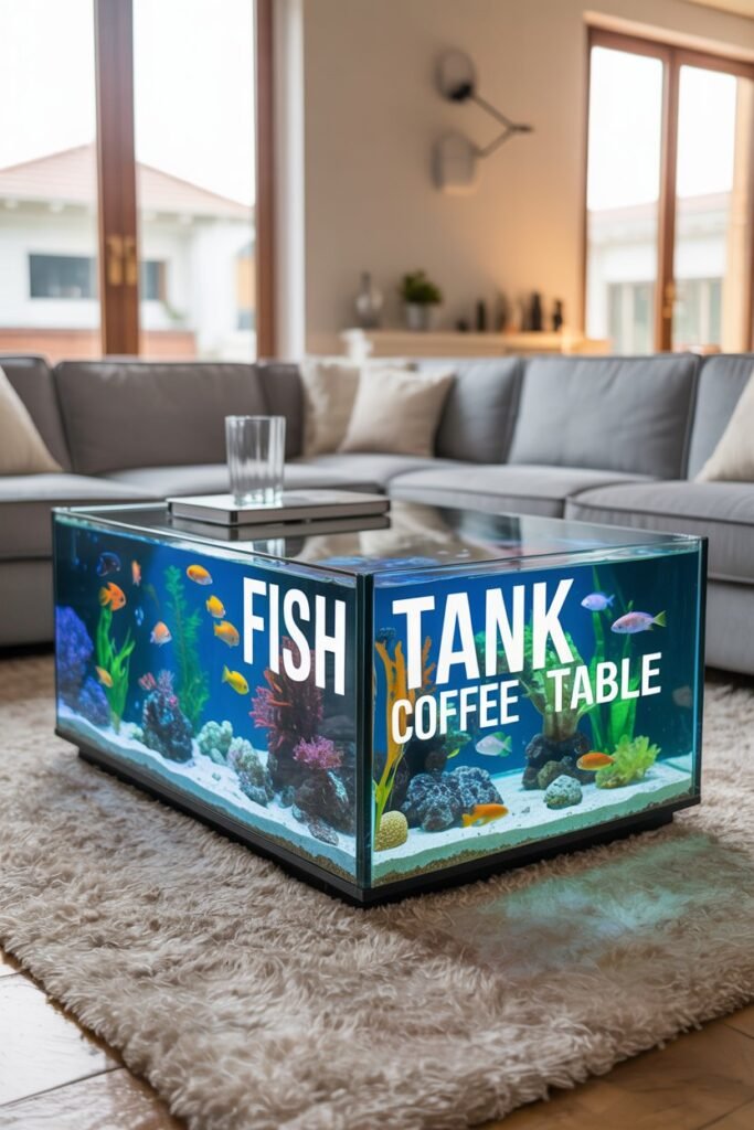 Fish Tank Coffee Table