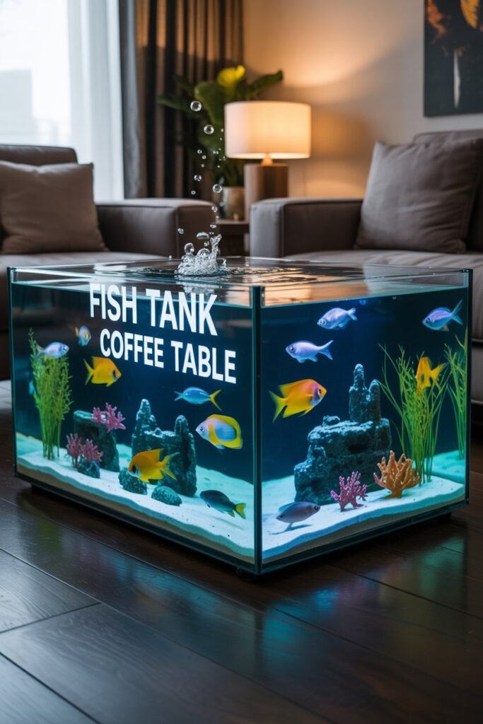 Fish Tank Coffee Table