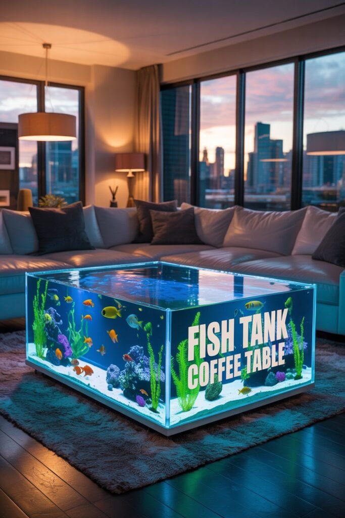 Fish Tank Coffee Table