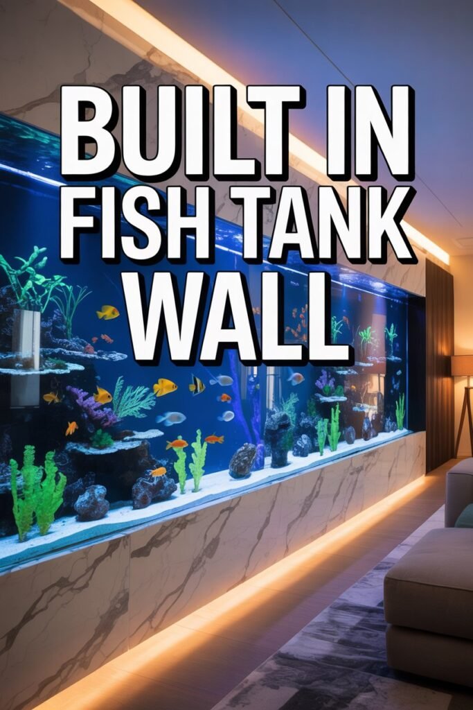 Built In Fish Tank Wall
