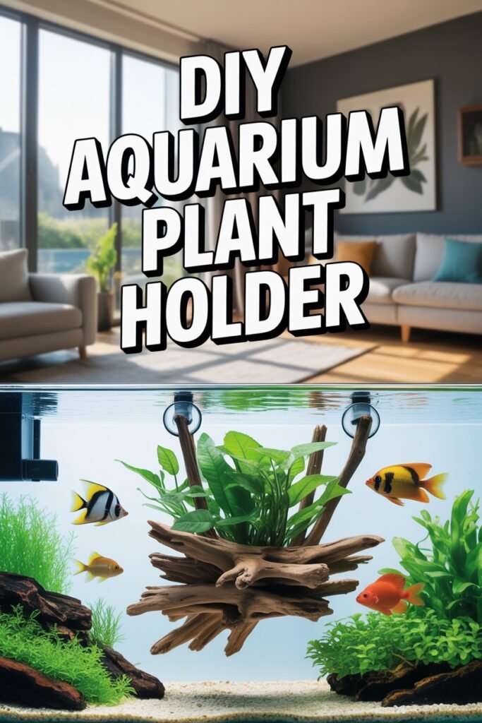 DIY Aquarium Plant Holder