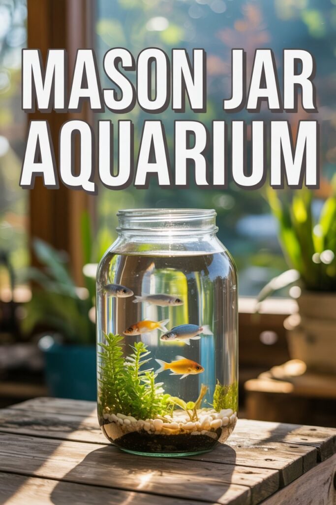 Mason Jar Aquarium