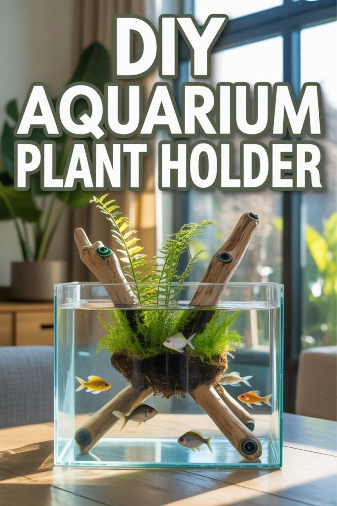 DIY Aquarium Plant Holder