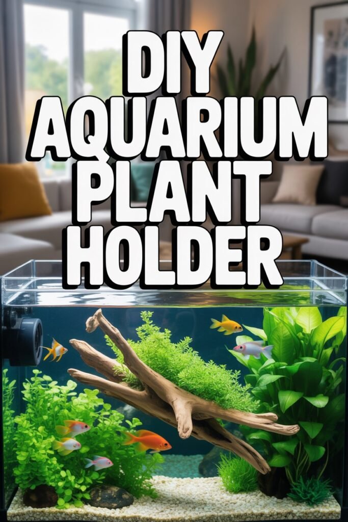 DIY Aquarium Plant Holder