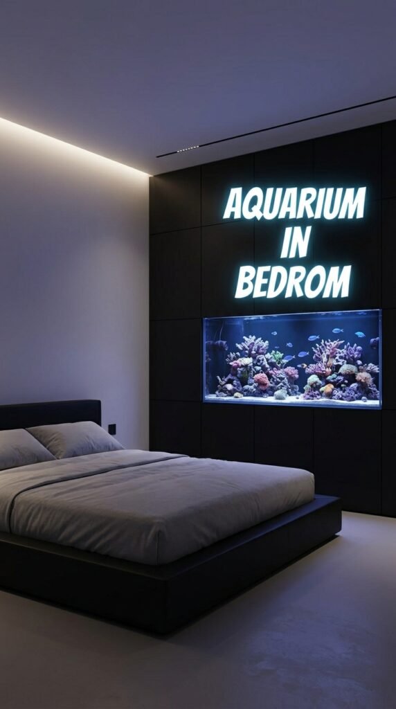 Aquarium in Bedroom