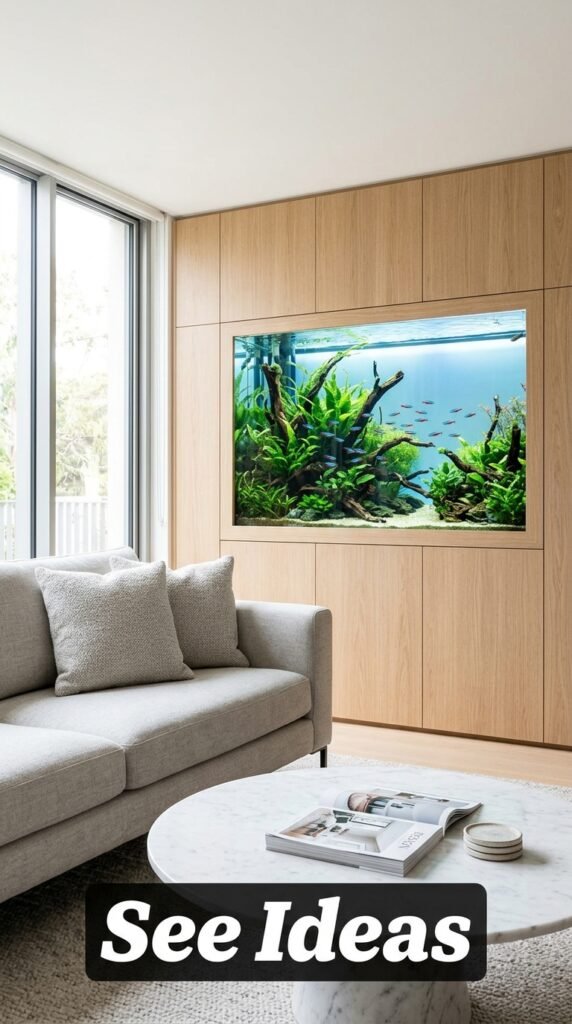 Home Aquarium Living Rooms