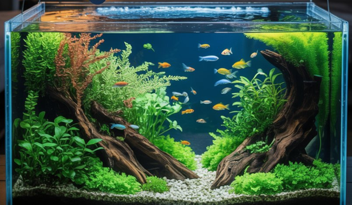 Nature Aquarium Blue Aquarium