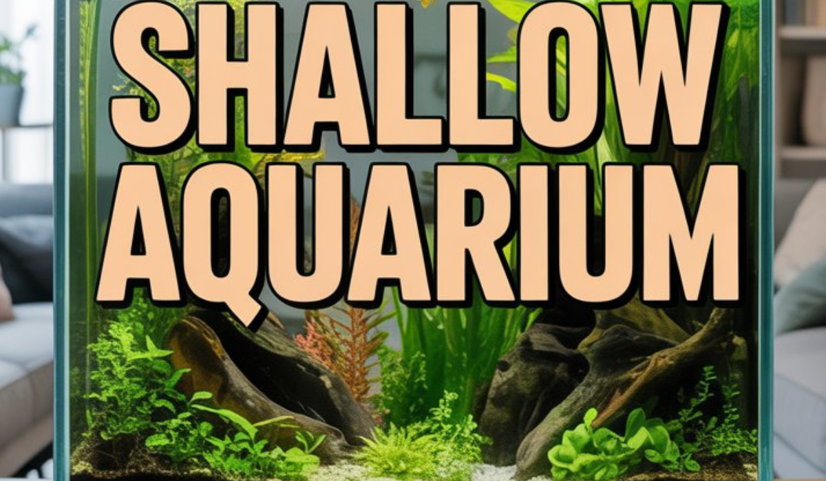 shallow aquarium