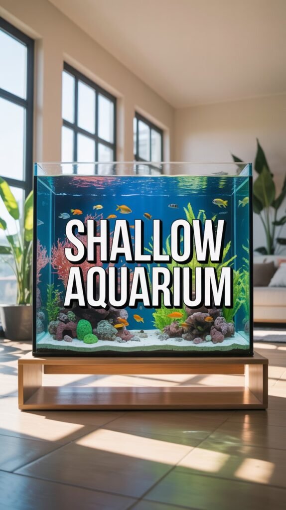 shallow aquarium