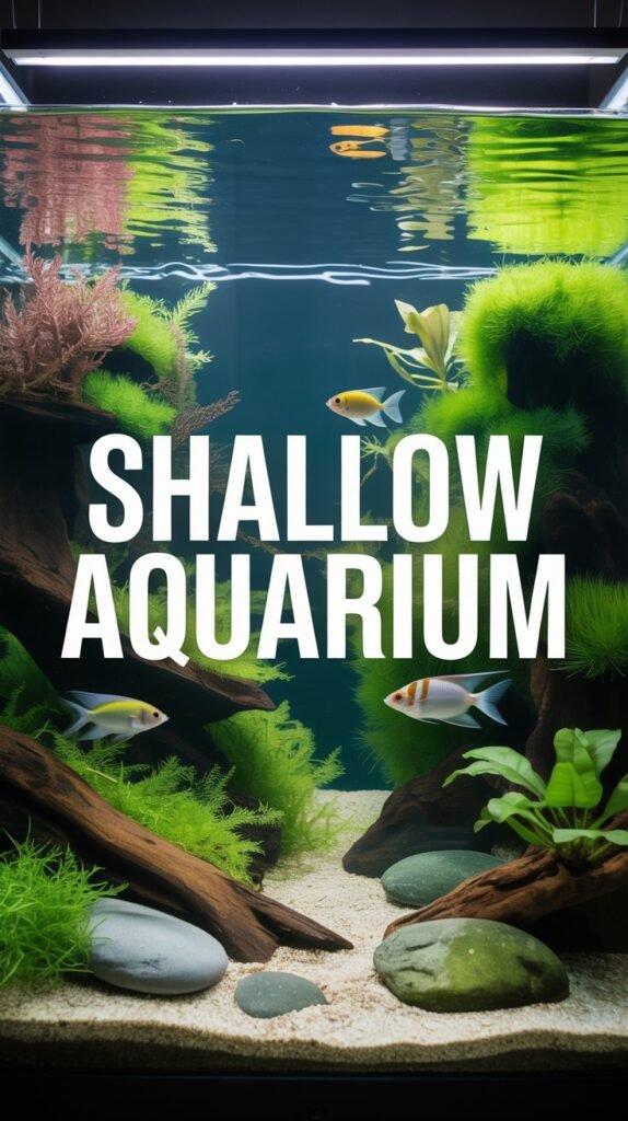 shallow aquarium