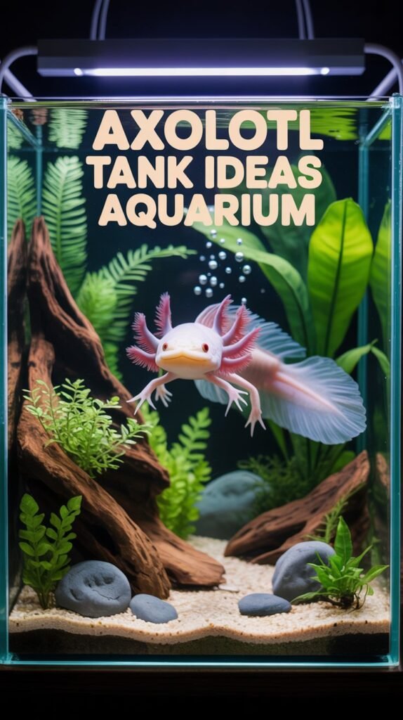Axolotl Tank Ideas Aquarium