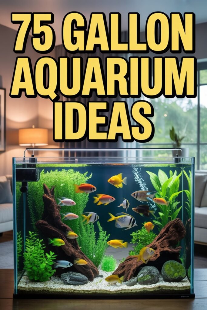 75 Gallon Aquarium Ideas