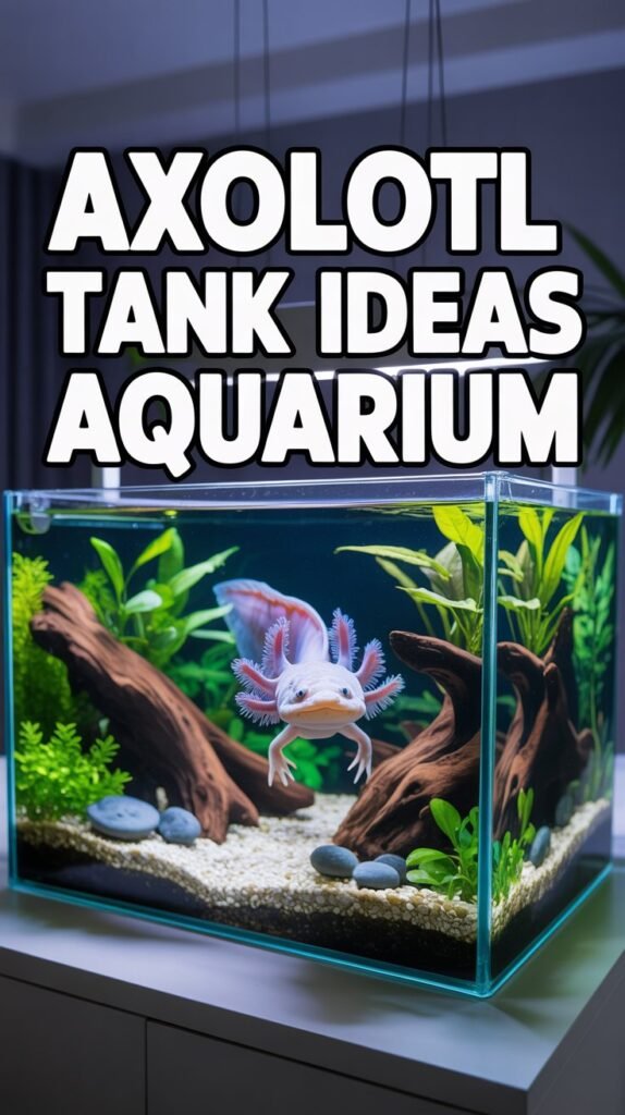 Axolotl Tank Ideas Aquarium