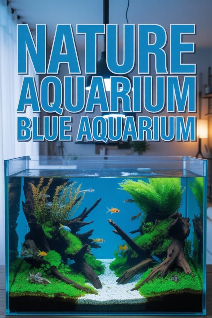 Nature Aquarium Blue Aquarium