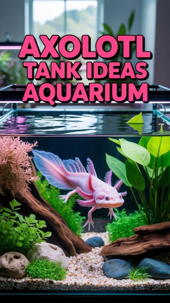 Axolotl Tank Ideas Aquarium