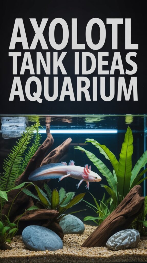 Axolotl Tank Ideas Aquarium