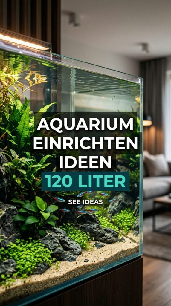 Aquarium Einrichten Ideen 120 Liter