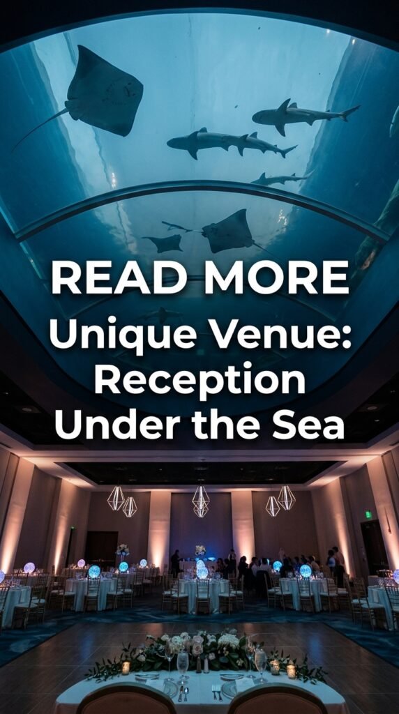Aquarium Wedding Reception