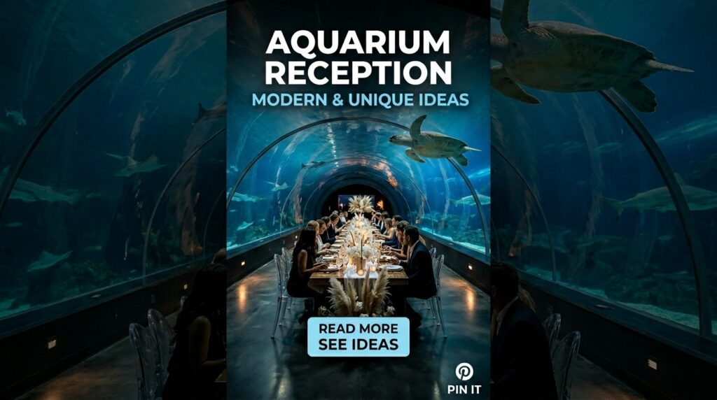 Aquarium Wedding Reception