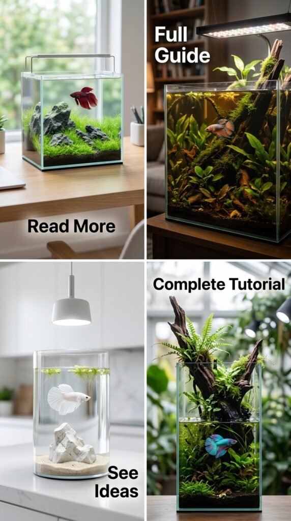 Betta Fish Tank Ideas Bowls