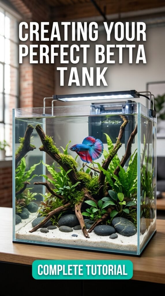 Betta Fish Tank Setup