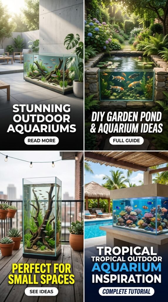 Outdoor Aquarium Idea