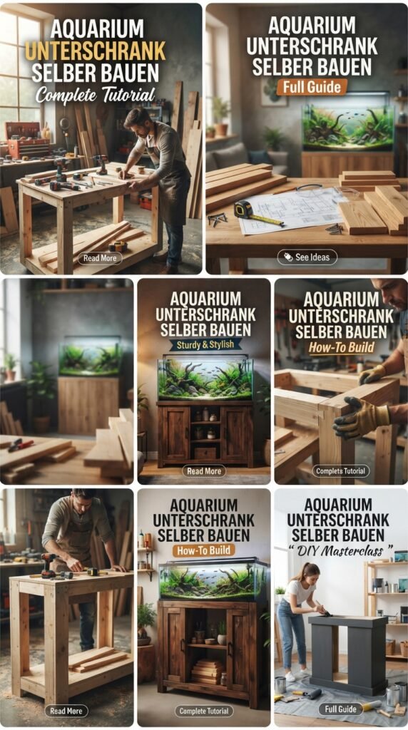 aquarium unterschrank selber bauen