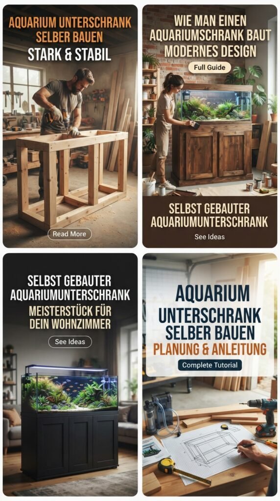 aquarium unterschrank selber bauen