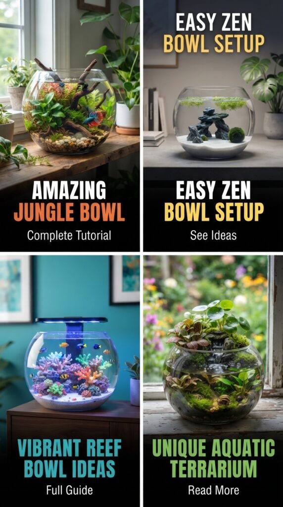 Bowl Aquarium Ideas