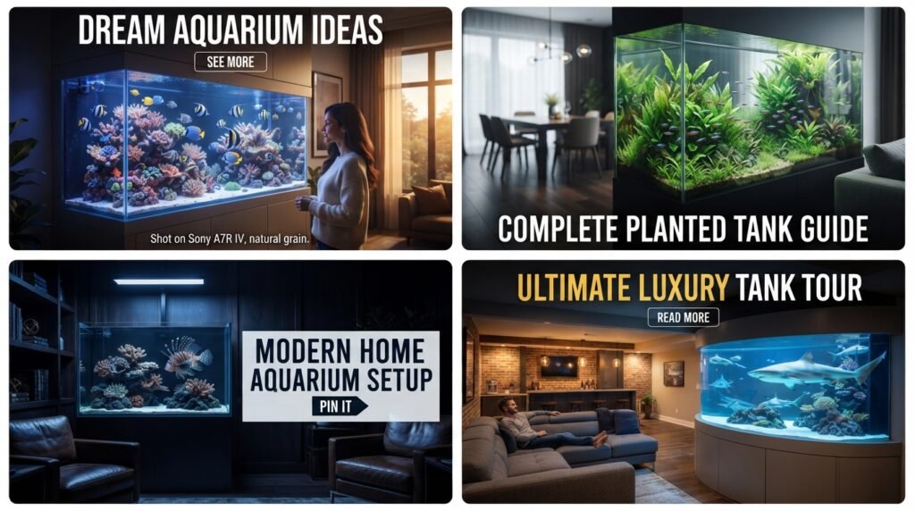 Big Aquarium in House