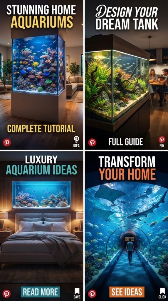 Big Aquarium in House
