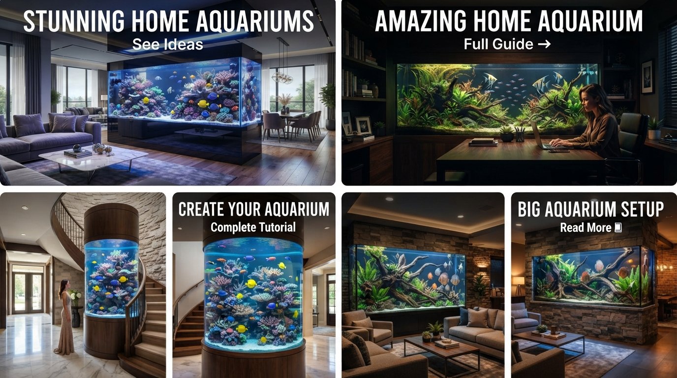 Big Aquarium in House