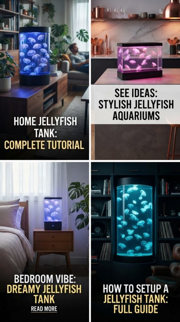 Jellyfish Tank Aquarium Hom