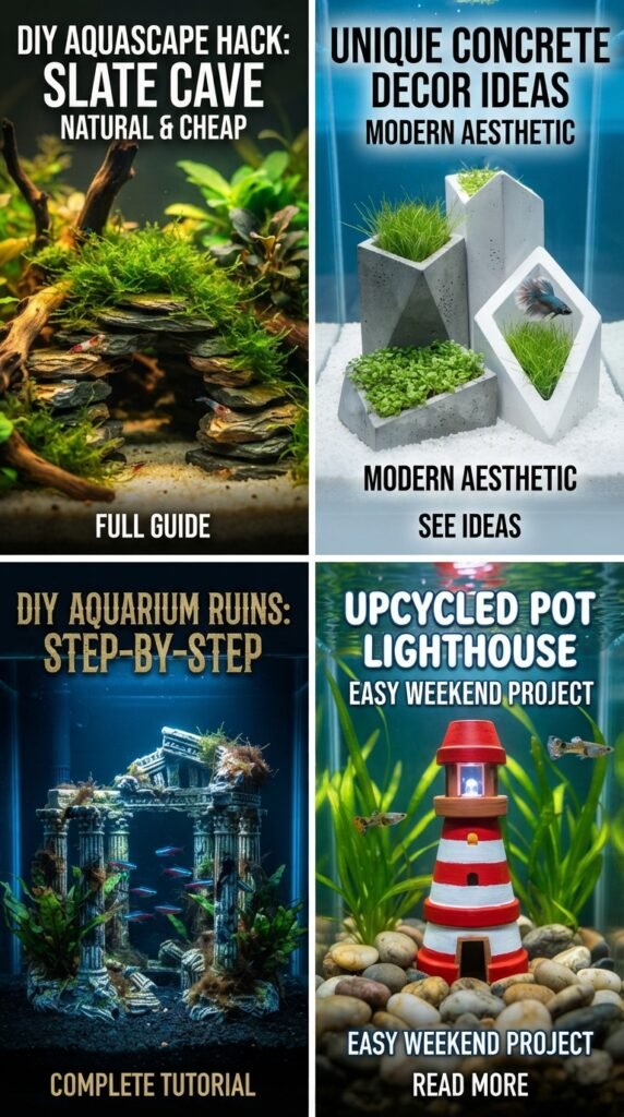 Aquarium DIY Decorations