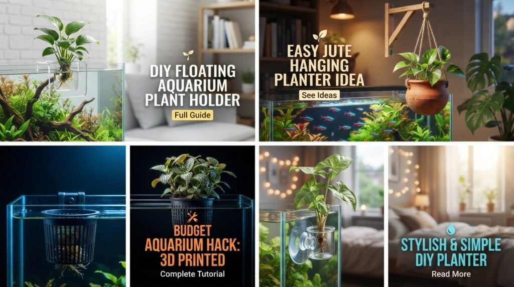 DIY Aquarium Plant Holder