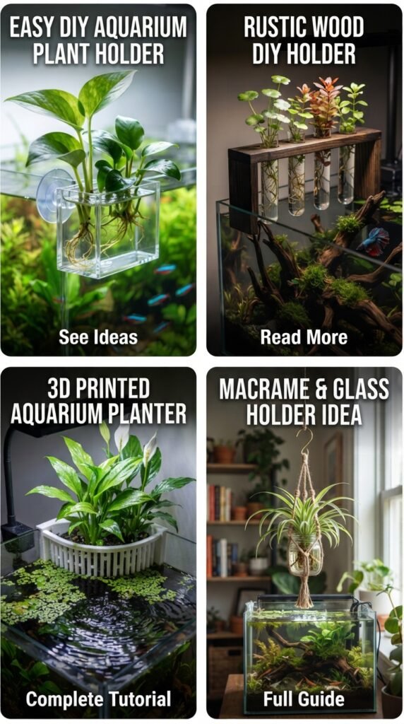 DIY Aquarium Plant Holder