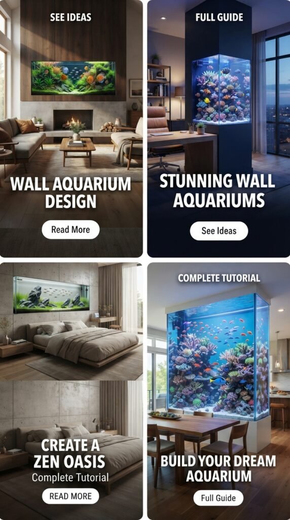 Fish Tank Wall Aquarium Design