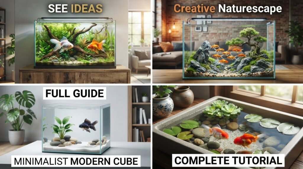 Gold Fish Tank Ideas Aquarium