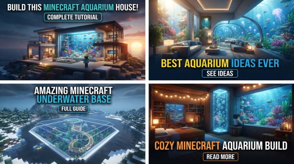 Minecraft Aquarium House
