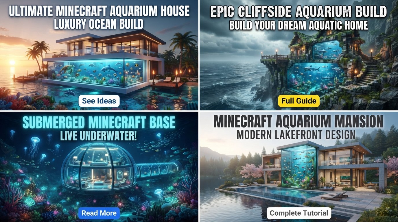 Minecraft Aquarium House